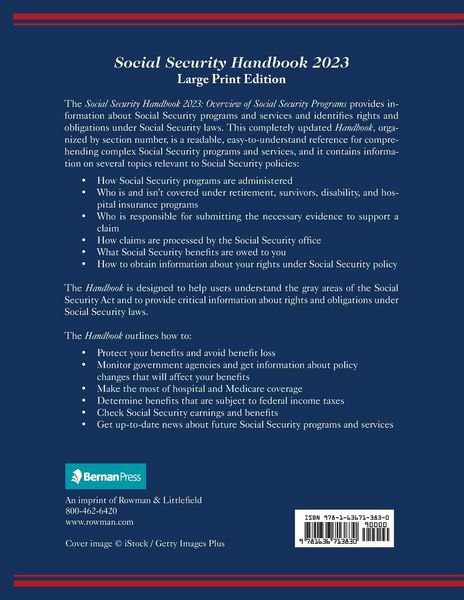 Produktbild: Social Security Handbook 2023