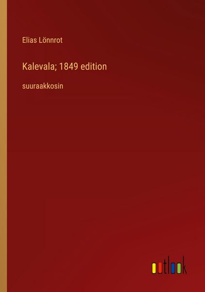 Produktbild: Kalevala; 1849 edition