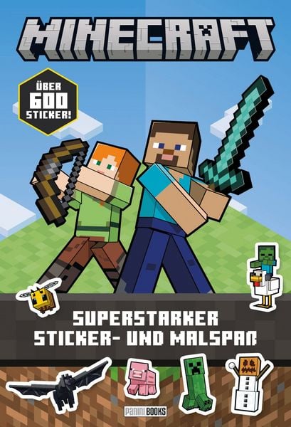 Produktbild: Minecraft: Superstarker Sticker- und Malspa&szlig;
