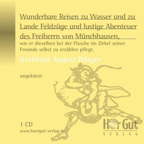 Produktbild: Wunderbare Reisen zu Wasser und zu Lande Feldz&uuml;ge und lustige Abenteuer des Freiherrn von M&uuml;nchhausen,