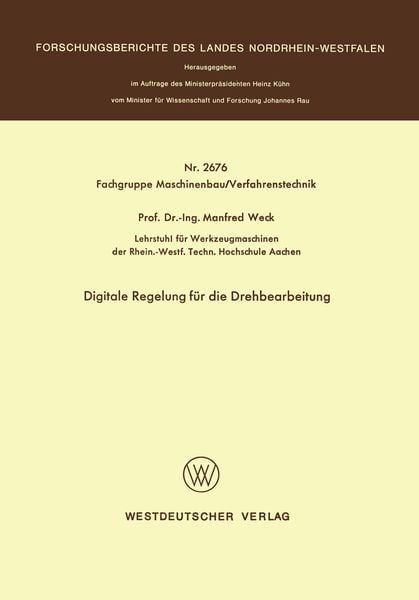 Produktbild: Digitale Regelung f&uuml;r die Drehbearbeitung