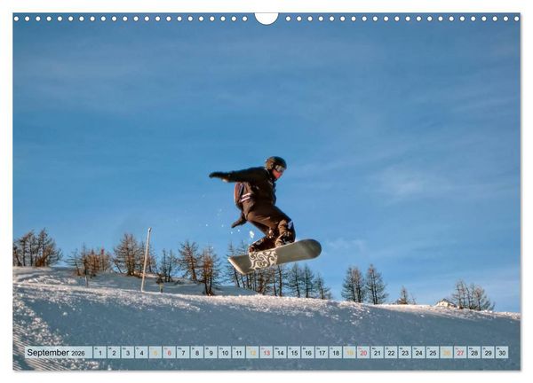 Produktbild: Snowboard - so cool (Wandkalender 2026 DIN A3 quer), CALVENDO Monatskalender