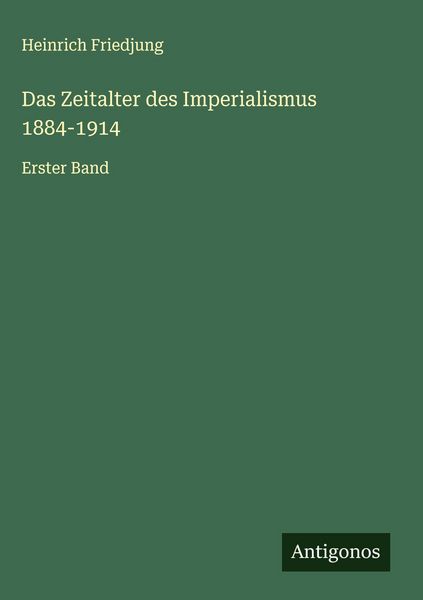 Produktbild: Das Zeitalter des Imperialismus 1884-1914
