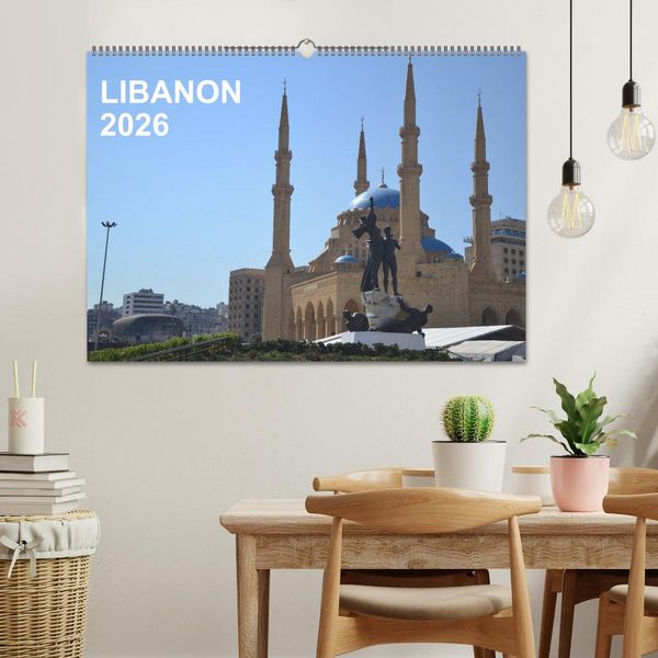 Produktbild: LIBANON 2026 (Wandkalender 2026 DIN A2 quer), CALVENDO Monatskalender