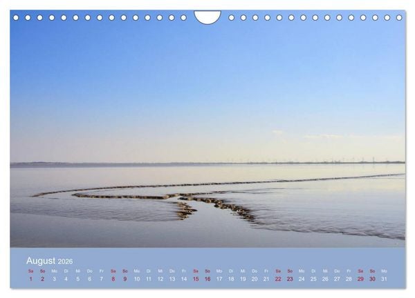 Produktbild: Wilhelmshaven - Sonne, K&uuml;ste und Meer (Wandkalender 2026 DIN A4 quer), CALVENDO Monatskalender