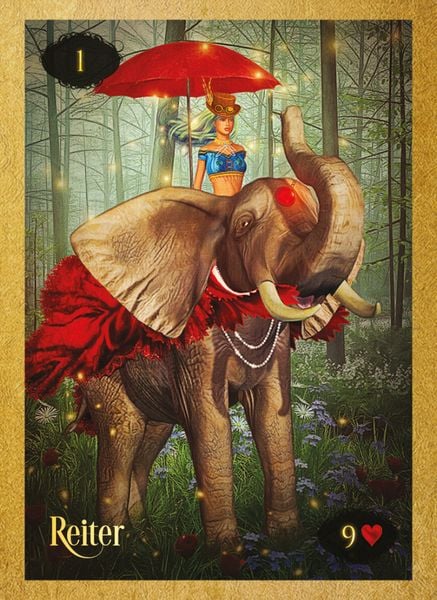 Produktbild: Lenormand of Enchantment - Zauberhafte Orakelkarten im Fantasy-Style
