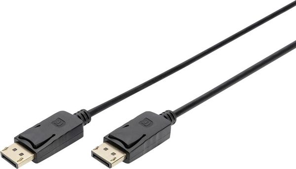 Digitus DisplayPort Anschlusskabel DisplayPort Stecker, DisplayPort Stecker 2.00 m Schwarz AK-340103-020-S DisplayPort-K