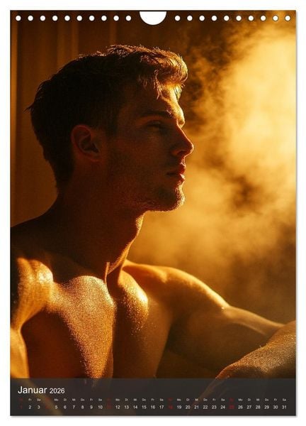 Produktbild: SEXY M&Auml;NNER - Muskeln im M&auml;nnerkalender (Wandkalender 2026 DIN A4 hoch), CALVENDO Monatskalender