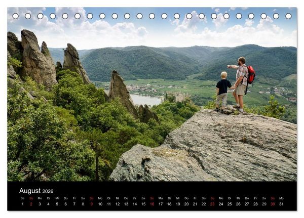 Produktbild: Wachau, Wachau, du Tr&auml;umerin (Tischkalender 2026 DIN A5 quer), CALVENDO Monatskalender