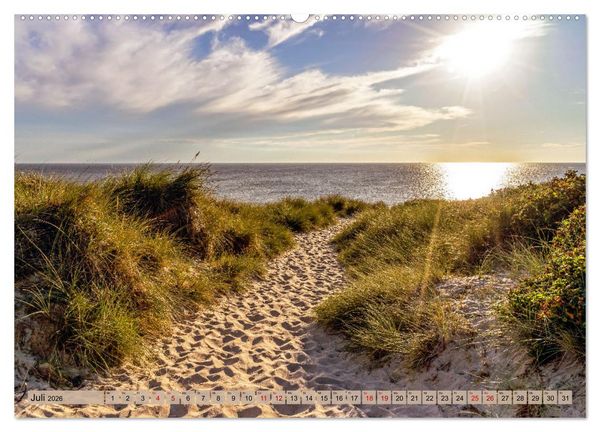 Produktbild: IN SYLT VERLIEBT (Wandkalender 2026 DIN A2 quer), CALVENDO Monatskalender