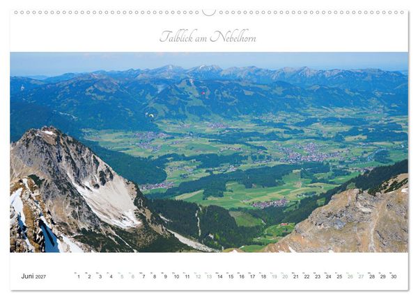 Produktbild: Wanderlust Oberstdorf (hochwertiger Premium Wandkalender 2027 DIN A2 quer), Kunstdruck in Hochglanz