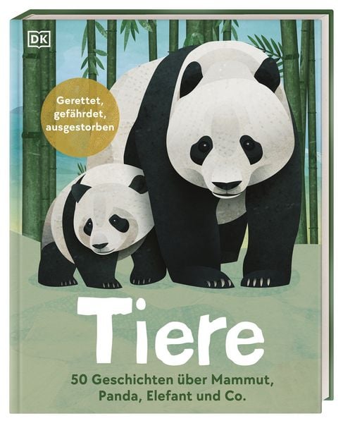 Produktbild: Tiere: 50 Geschichten &uuml;ber Mammut, Panda, Elefant und Co.