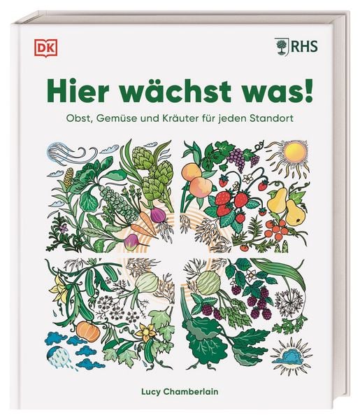 Hier wächst was!, Gebundene Ausgabe von Lucy Chamberlain, DK Verlag Dorling Kindersley, 978-3-8310-5198-4