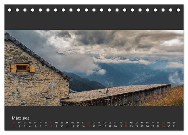Produktbild: Alpenpanorama 2026 (Tischkalender 2026 DIN A5 quer), CALVENDO Monatskalender