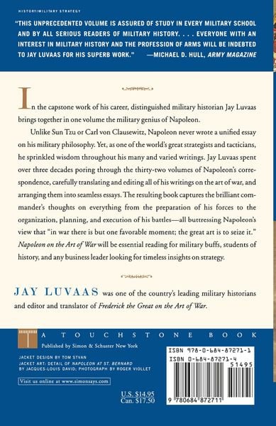 Produktbild: Napoleon on the Art of War