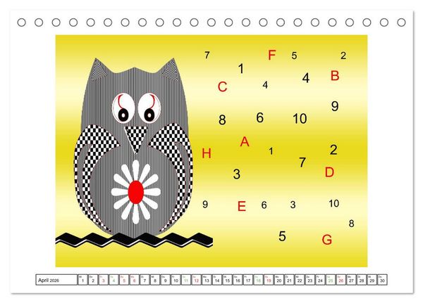 Produktbild: R&auml;tselspa&szlig; f&uuml;r Kinder ab 4 Jahren (Tischkalender 2026 DIN A5 quer), CALVENDO Monatskalender
