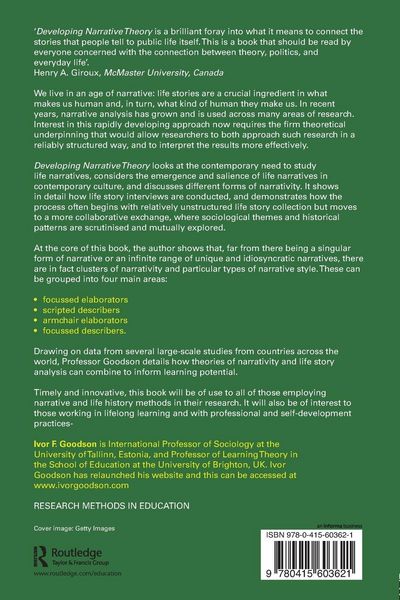 Produktbild: Developing Narrative Theory