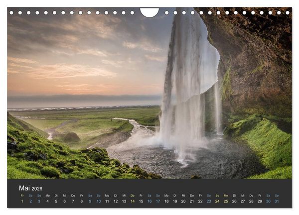 Produktbild: Island (Wandkalender 2026 DIN A4 quer), CALVENDO Monatskalender