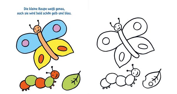 Produktbild: Ausmalbilder f&uuml;r Kita-Kinder: Das dicke Kindergarten-Malbuch: Tierkinder
