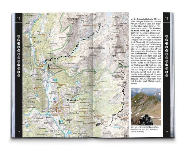Produktbild: KOMPASS Wanderf&uuml;hrer Osttirol, Venediger- und Glocknergruppe, Defereggental, Lienzer Dolomiten, 50 Touren