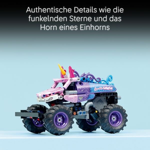 Produktbild: LEGO Technic 42220 Monster Jam Sparkle Smash, Spielzeug f&uuml;r Kinder ab 7