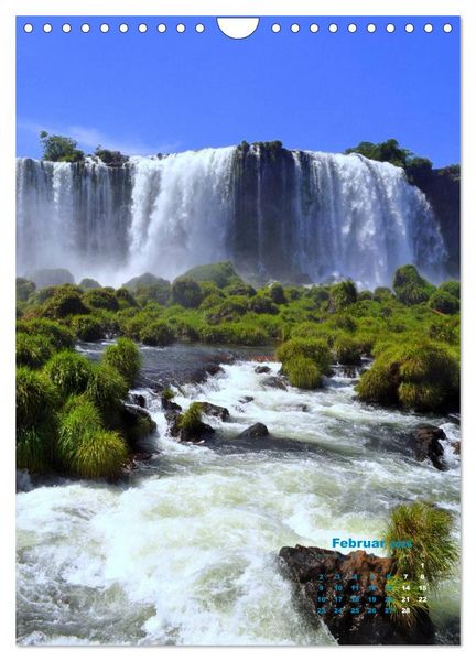 Produktbild: Wasserf&auml;lle S&uuml;damerikas - Iguazu Wasserf&auml;lle (Wandkalender 2026 DIN A4 hoch), CALVENDO Monatskalender
