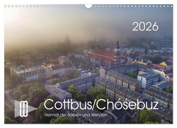 Produktbild: Cottbus/Ch&oacute;sebuz (Wandkalender 2026 DIN A3 quer), CALVENDO Monatskalender