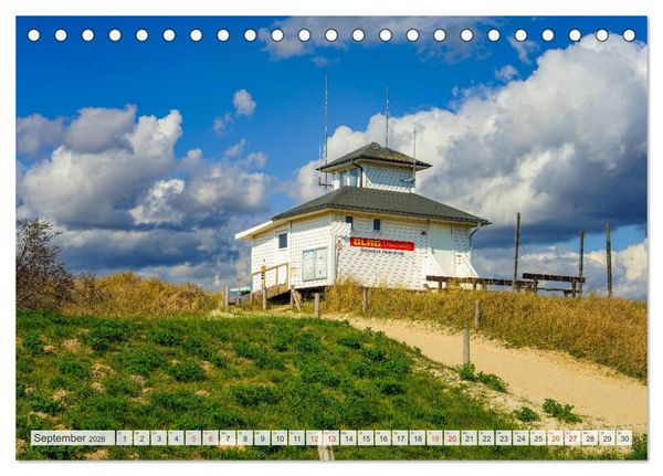 Produktbild: Ahrenshoop Impressionen (Tischkalender 2026 DIN A5 quer), CALVENDO Monatskalender