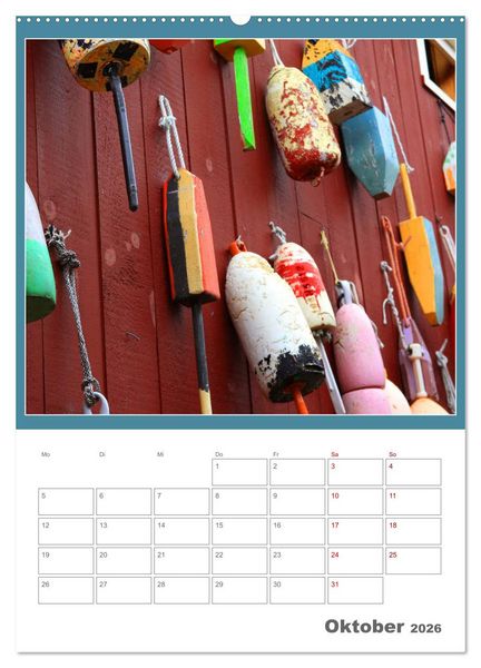 Produktbild: Pur maritim (Wandkalender 2026 DIN A2 hoch), CALVENDO Monatskalender