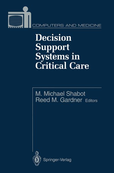 Produktbild: Decision Support Systems in Critical Care