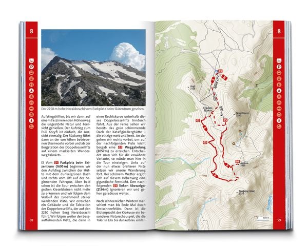 Produktbild: KOMPASS Wanderführer Peloponnes, 55 Touren mit Extra-Tourenkarte