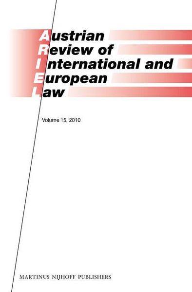 Produktbild: Austrian Review of International and European Law, Volume 15 (2010)