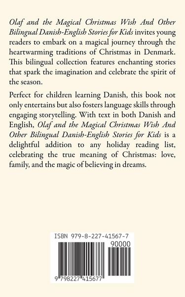 Produktbild: Olaf and the Magical Christmas Wish And Other Bilingual Danish-English Stories for Kids