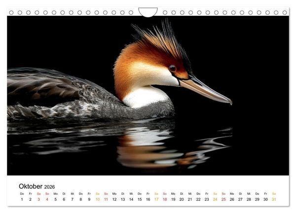 Produktbild: Wilde Heimat - V&ouml;gel unserer Natur (Wandkalender 2026 DIN A4 quer), CALVENDO Monatskalender