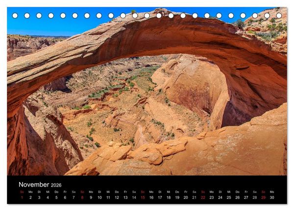 Produktbild: Canyonlands 2026 (Tischkalender 2026 DIN A5 quer), CALVENDO Monatskalender