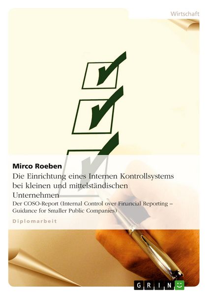 Produktbild: Die Einrichtung eines Internen Kontrollsystems bei kleinen und mittelst&auml;ndischen Unternehmen