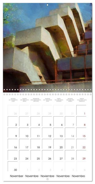 Produktbild: Brutalist Architecture of London (Wall Calendar 2026 12 &times; 12 Inch) CALVENDO 12 Month Wall Calendar