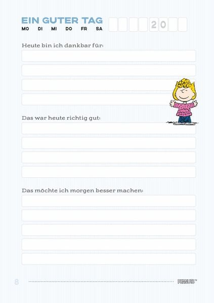 Produktbild: Peanuts Geschenkbuch: Ein guter Tag