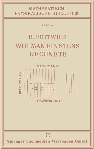 Produktbild: Wie Man Einstens Rechnete