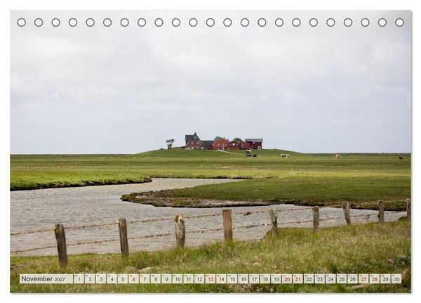 Produktbild: Wundersch&ouml;ne Hallig Hooge (Tischkalender 2027 DIN A5 quer), CALVENDO Monatskalender