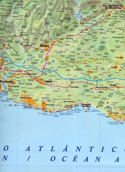 Produktbild: Algarve. S&uuml;dliches Portugal 1 : 100 000