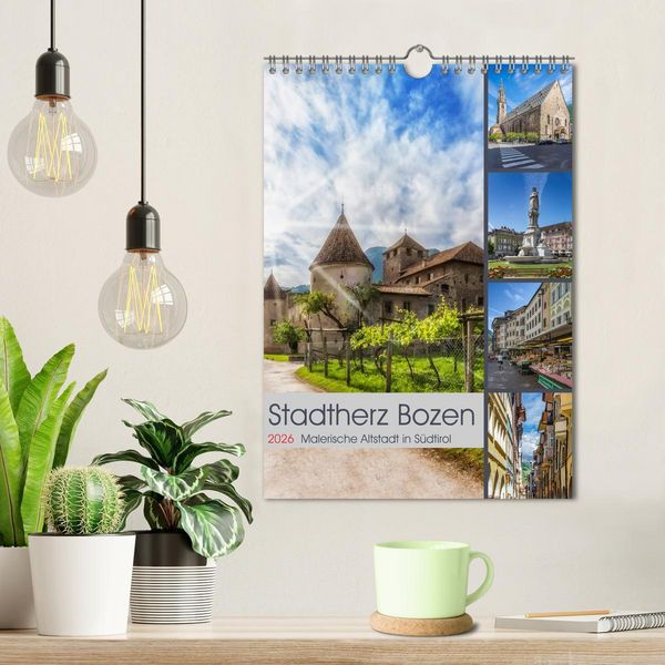 Produktbild: Stadtherz BOZEN (Wandkalender 2026 DIN A4 hoch), CALVENDO Monatskalender