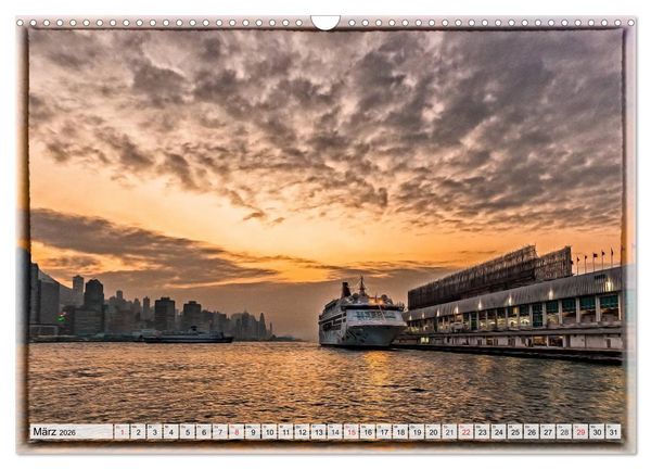 Produktbild: Hongkong, die pulsierende Metropole (Wandkalender 2026 DIN A3 quer), CALVENDO Monatskalender