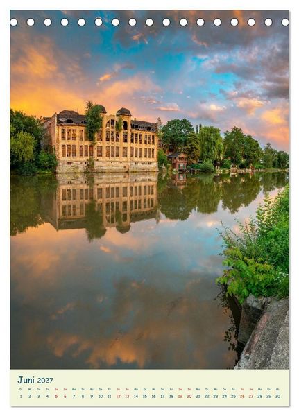 Produktbild: Halle/Saale - Meine Stadt im Licht (Tischkalender 2027 DIN A5 hoch), CALVENDO Monatskalender