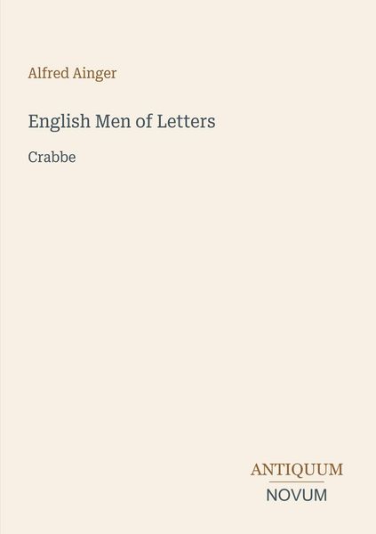 Produktbild: English Men of Letters