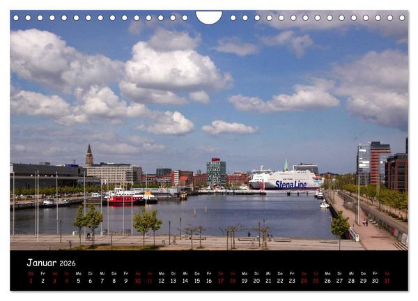 Produktbild: Kiel - Stadt an der F&ouml;rde (Wandkalender 2026 DIN A4 quer), CALVENDO Monatskalender