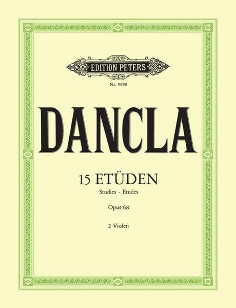Produktbild: 15 Studies Op. 68 for 2 Violas