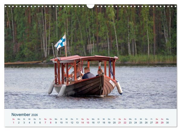 Produktbild: Finnland, Rund um Mikkeli (Wandkalender 2026 DIN A3 quer), CALVENDO Monatskalender