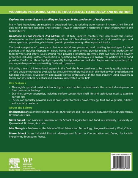 Produktbild: Handbook of Food Powders
