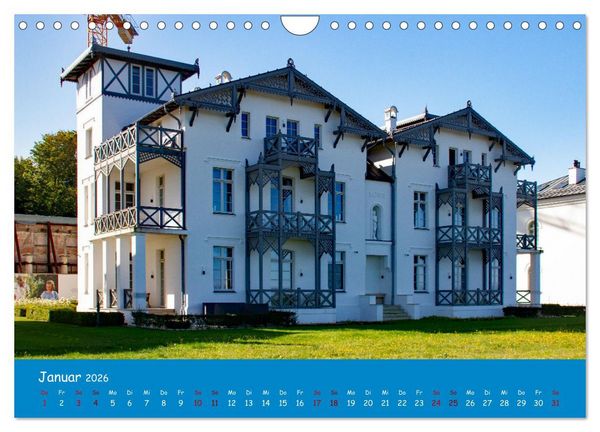 Produktbild: Seeheilbad Heiligendamm (Wandkalender 2026 DIN A4 quer), CALVENDO Monatskalender